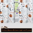 thumbnail image 5 of Halloween Curtain Valance, Rod Pocket Pumpkins Bats Print Valance Curtain, 5 of 9