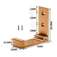 thumbnail image 2 of 4PCS Heavy-Duty Foldable Invisible Hook: Space-Saving Aluminum Wall Hanger!, 2 of 7