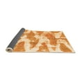 thumbnail image 2 of Ahgly Company Indoor Rectangle Abstract Orange Modern Area Rugs, 7' x 9', 2 of 4