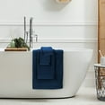 thumbnail image 4 of "GLAMBURG 100% Cotton Ultra Soft 6 Pack Towel Set, Contains 2 Bath Towels 28x55 Inches, 2 Hand Towels 16x24 Inches & 2 Wash Coths 12x12 Inches, Compact Absorbent Lightweight & Quickdry- Mineral Blue", 4 of 6