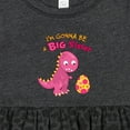 thumbnail image 4 of Inktastic Dinosaur Future Big Sister Girls Baby Dress, 4 of 5