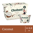 thumbnail image 2 of Chobani Reduced Fat Greek Yogurt Coconut Blended 5.3 oz Cup 4 Pack, 2 of 14
