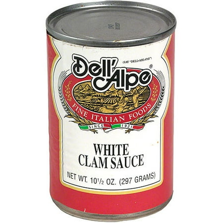 Dell'Alpe White Clam Sauce, 10.5 oz (Pack of 12)