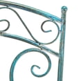 thumbnail image 5 of SAFAVIEH Semly Rustic Outdoor Patio 3 Pc Bistro Set, Antique Blue, 5 of 8