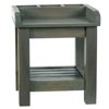 Ivena International IVN00541GRY Small Grey Colombo Potting Table