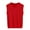 Red, variant on Busydd Mens Sweater Vest Casual Fashion Sleeveless Knitted Vest for Men Solid Color V Neck Mens Sweaters and Pullovers L