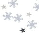 thumbnail image 3 of Navidad confeti de ,confeti de mesa,,estrellas confeti,Confeti perfecl Navidad confeti de copos de nieve, 3 of 5