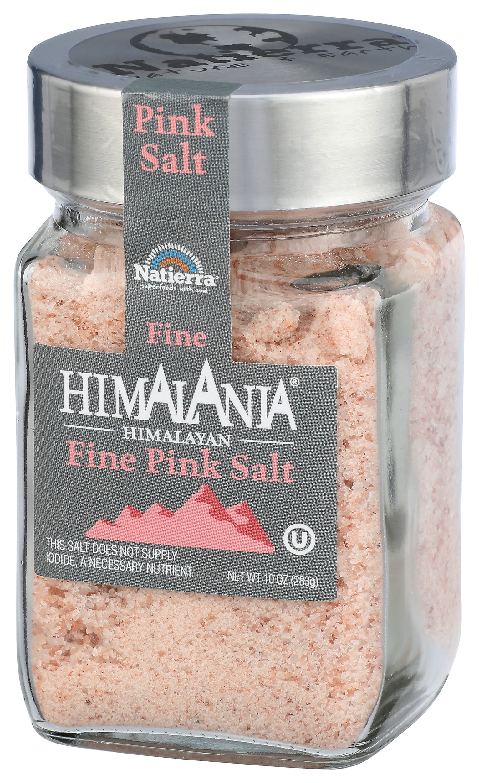 Pack of 6, Natierra Fine Himalania Himalayan Pink Salt, 10 oz