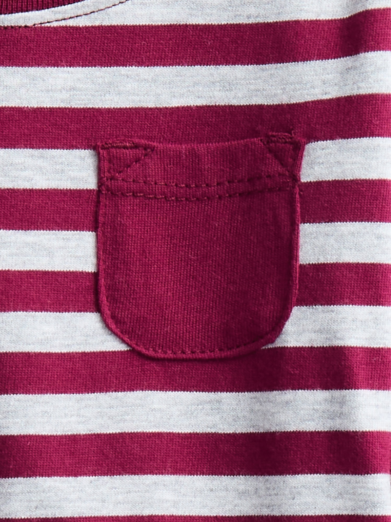 Wonder Nation Baby Boys Stripe Tee with Long Sleeves, Sizes 0-24 Months