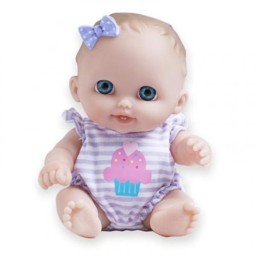 (Lulu) - JC Toys Lil Cutesies All Vinyl Washable Doll Baby Doll, Blue Eyes Lulu