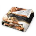 thumbnail image 3 of Manta de Mujer Maravilla, acogedora y cálida manta de franela para sala de estar, dormitorio, cama, sofá, coche, mantas de vellón para todas las estaciones, regalos para niños, adolescentes y, 3 of 8