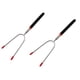 thumbnail image 2 of Juego de Tenedor de Parrilla Extensible, Brocheta de Acero Inoxidable con Longitud Ajustable, Asador de Malvaviscos con Diseño Telescópico para Barbacoa, Camping y Cocina al Aire Libre, 2 Piezas., 2 of 9