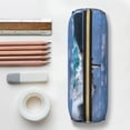 thumbnail image 6 of Uemuo Lighthouse in Havana Printed Leather Pencil Case, Pencil Pouch, Portable Pencil Bag, Pen Case for& Office, 6 of 7