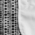 thumbnail image 4 of Contemporary Microwave Oven Cover, Minimalist Toned Little Ovals Polka Dots Spouts Circles Simplistic Design, Water Resistant Organizer with Pockets Kitchen, 36" x 12", Black and White, by Ambesonne, 4 of 4