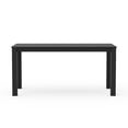 thumbnail image 4 of Better Homes & Gardens by POLYWOOD Southlake 34" x 64" Outdoor Dining Table, All-Weather HDPE, Patio, Black, 4 of 9