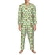 thumbnail image 3 of Fotbe Cute Chubby Frog Pijama de Hombre con Estampado de Manga Larga, Conjunto de 2 Piezas, Ropa de Dormir Suave y Cómoda con Bolsillos-X-Large, 3 of 7