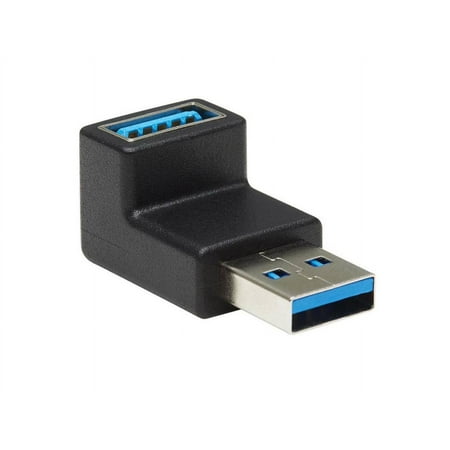 UPC: 0037332248671 | TRIPP LITE U324-000-UP USB 3.0 SUPERSPEED ADAPTER – USB-A TO USB-A M/F UP ANGLE BLACK