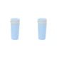 thumbnail image 3 of Advancent Botella deportiva de fibra de trigo con tapa, buen sellado de leche, vaso de coche de estilo Simple, vasos de refrigeración para Azul 2piezas, 3 of 6