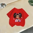 thumbnail image 4 of ZACPNCV Little Girl Shirts Mama's Girl Tee Shirt Top Summer Short Sleeve Clothes Mother's Day Gifts Red 11-12 Years, 4 of 5