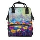 thumbnail image 1 of Disketp Spring Flower Seasonal Mochila de Pañales de Gran Capacidad con Múltiples Bolsillos, Mochila de Viaje Multifuncional para Bebé, Unisex, Moderna y Resistente, 1 of 6