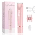thumbnail image 1 of Afeitadora eléctrica Jewsuva 2025 para mujer, 2 en 1, color rosa húmedo y seco, 1 of 7