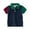 Navy, variant on Boys' Casual Color Blocked Sweat Absorbent Shirt Top for Kids Boys