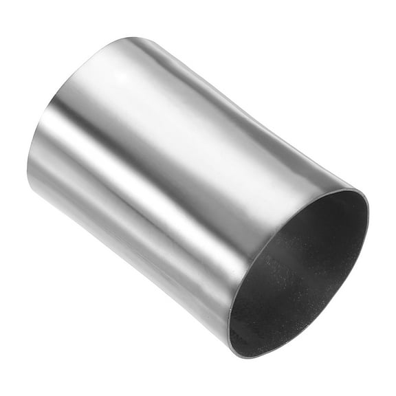 Uxcell 1 1/2" (38mm) ID Straight Pipe Fitting, 304 Stainless Steel Coupling Metal Tube Connector Adapter for Irrigation Water Pipelines, DIY, 60mm Long