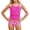 Hot Pink, variant on CCRFTGI Girls Swimsuits Size 10-12 Summer Sleeveless 2 Piece Cute Tankini Beach Sport Swimsuits Swim Vacation Girls Clothes Girls Bathing Suit White 5-6 Years