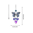 thumbnail image 3 of YingYouFu Pendant Beaded Pull Cord, Crystal Decorative Chain for Light Fixtures, Replacement Fan Pull Chain with Glass Beads for Ceiling Lamp, 3 of 7