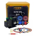 thumbnail image 1 of Bomba De Vacío FIXITFAST 5cfm 1/3hp Manómetro R134a R22 R410a R404a Kit de Refrigeración de Colector, 1 of 9