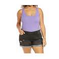 thumbnail image 1 of BP. Justaucorps pour Femmes Double Scoop en Coton Extensible Justaucorps Col Scoop Grande Taille 1X, 1 of 1