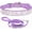 Purple, variant on Rhinestone Dog Collar and Leash Set for Small Dogs, Fancy Bling Diamond Cat Collar Crystal Glitter Pretty Jewel Puppy Collar with Leash for XS Small Medium Large Pet Dogs Cats