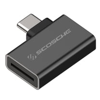 Scosche MCRA Strikelineâ„¢ High-Speed 3.0 USB-C to MicroSD Memory Card Reader Black