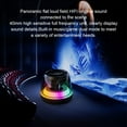 thumbnail image 4 of Maytalsory Pocket Speaker With 5W Output RGB Ambient Light And Magnetic Base Base Has Magnetic Suction Black, 4 of 6