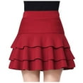 thumbnail image 2 of Easter Carnival Elegant High Waist Layered Maxi Skirt Featuring Built-In Elastic Shorts For Versatile Formal And Casual Occasions, 2 of 6