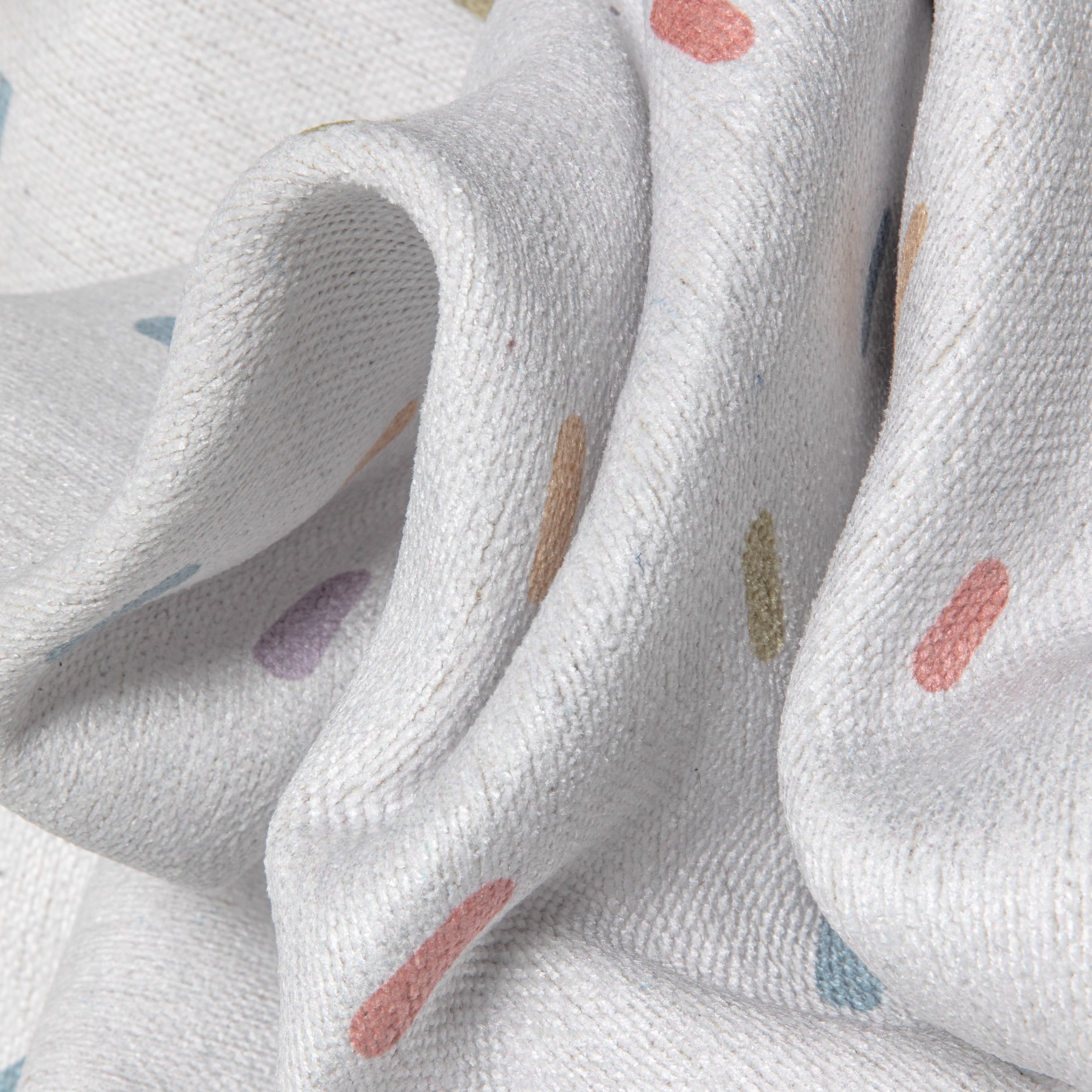 Well Woven Kids Rugs Sprinkles Modern Multi Color Printed Distressed Machine Washable 5' x 7' Area Rug