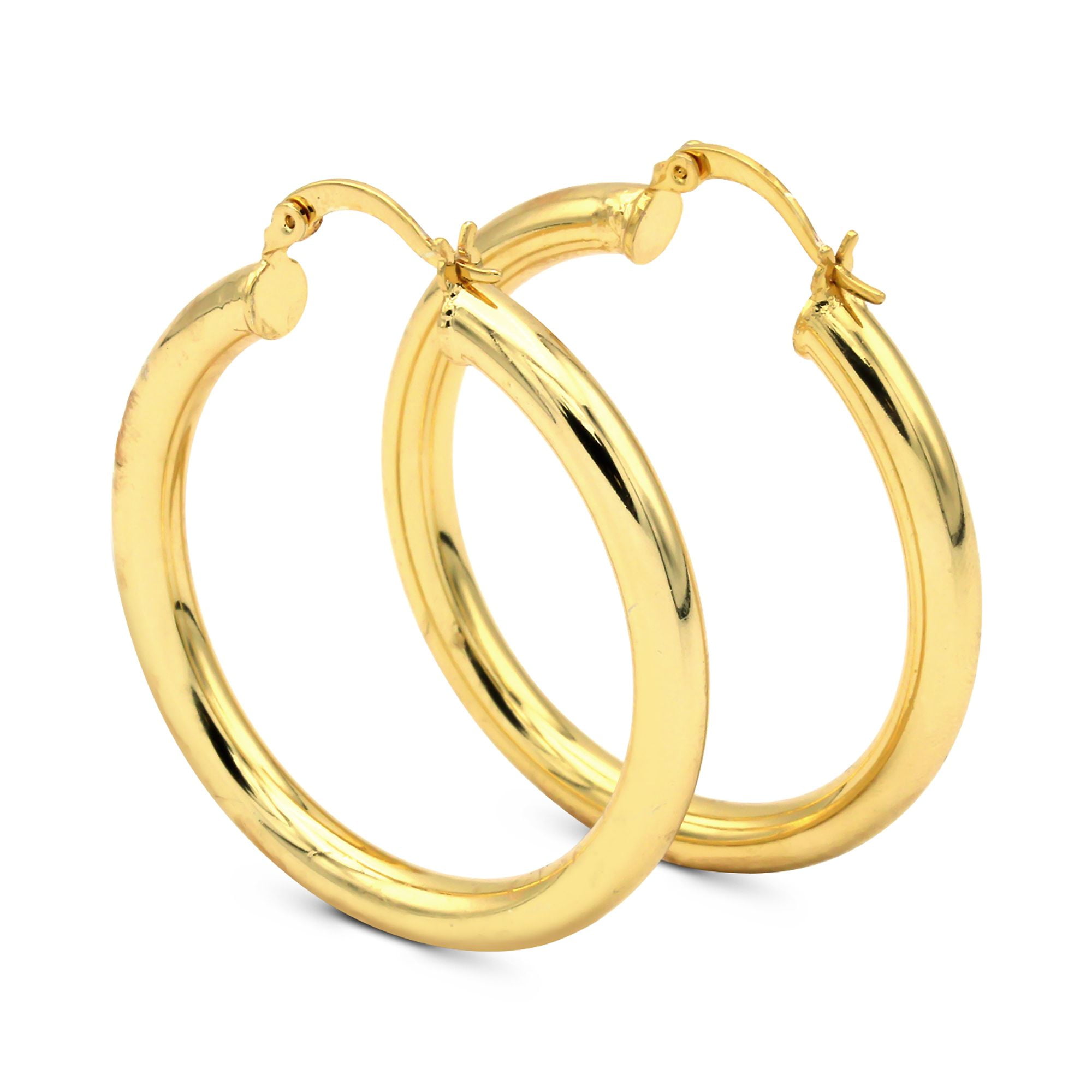 clasp hoop earrings