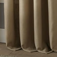 thumbnail image 4 of Lanco Anwen Light Filtering Grommet Single Curtain Panel, Tan, 2" Header Size, Light Filtering, 54 x 84", 100% Polyester, 4 of 4