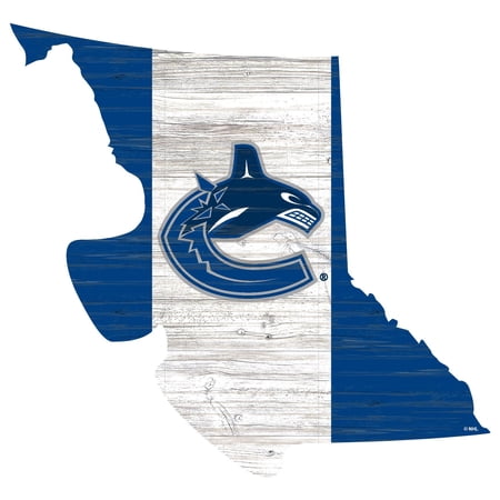 Vancouver Canucks 18 x 18 Flag Cutout Sign