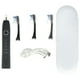 thumbnail image 1 of Juego de cepillo de dientes eléctrico Sincero portátil Con 3 cabezales herramienta de limpieza de dientes bucales Con Carga USB de 5V para adultos color negro, 1 of 10