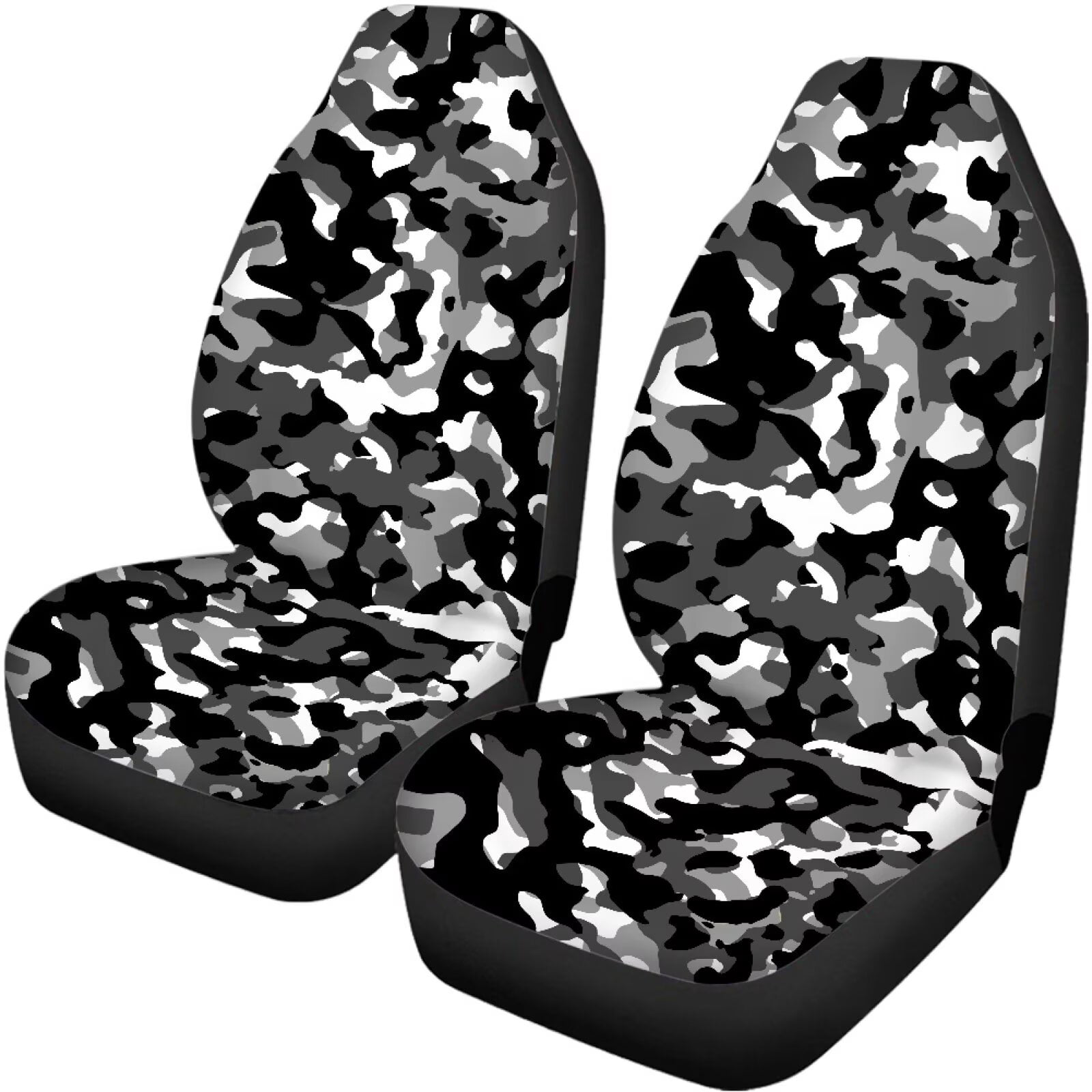 Pzuqiu Cheetah Print Car Seat Cover Full Set Easy to Install Car Seat Protector Accessories Universal Full Wrapping Edge Seat Covers Universal Fit for Most Cars Sedan Van Truck