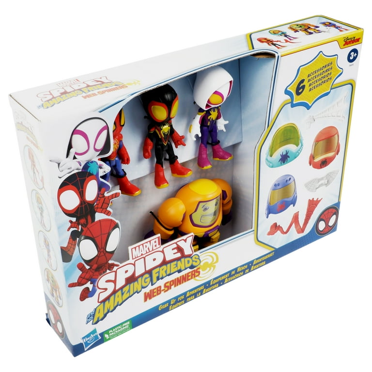 その他 Spidey Marvel Web-Spinners Gear Up For Adventure Action Figure 10-Pack