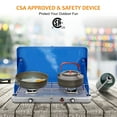 thumbnail image 4 of CAMPLUX Gas Camping Stove JK-6320 Auto-Ignition Propane Stove, 2 Burners, 4 of 5