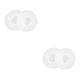 thumbnail image 1 of Cateissary 100 Uds. Fundas para auriculares, almohadillas livianas para los oídos, Protector sanitario para auriculares, fundas para auriculares Blanco 100 piezas 2piezas, 1 of 6