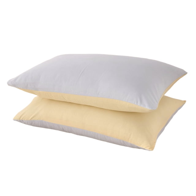Fesfesfes Washed Cotton Pillowcase Soft Comfortable Bedding Accessory,Durable and Breathable for Bedroom Use Easy Care 2PCS(19x29 Inch)