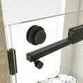 thumbnail image 3 of 56-60" W x 76" H Sliding Frameless Soft-Close Shower Door, Glass Shower Door with Premium 3/8 Inch (10mm) Thick Tampered Glass, Shower Doors with Explosion Proof Film (ED), 3 of 7
