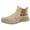 Khaki, variant on AUDeals Men Welding Work Steel Toe Boots Slip On Puncture Resistant Safety Boots Comfortable Construction Work Shoes (Khaki, 9.5)