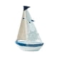 thumbnail image 3 of Barco de vela en miniatura, escritorio de madera, adorno de barco de vela náutico para cocina, sala de estar, decoración, baño, chimenea, 3 of 9
