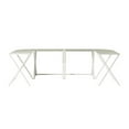 thumbnail image 4 of Pemberly Row Contemporary X-Leg Command Center Computer and Gaming Desk - White, 4 of 8