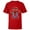 Red, variant on Marvel Spider-Man Holiday Christmas Gingerbread Man Cookie - Short Sleeve T-Shirt for Kids - Customized-Red
